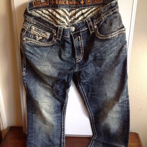 Rock Revival jeans pants 38x32 Fremont Relaxed